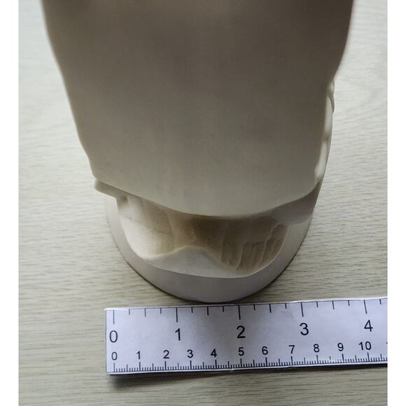 VINTAGE VASE-Porcelain Bisque-Ivory-Swan-Art Deco Style-8.25" - Picture 10 of 16